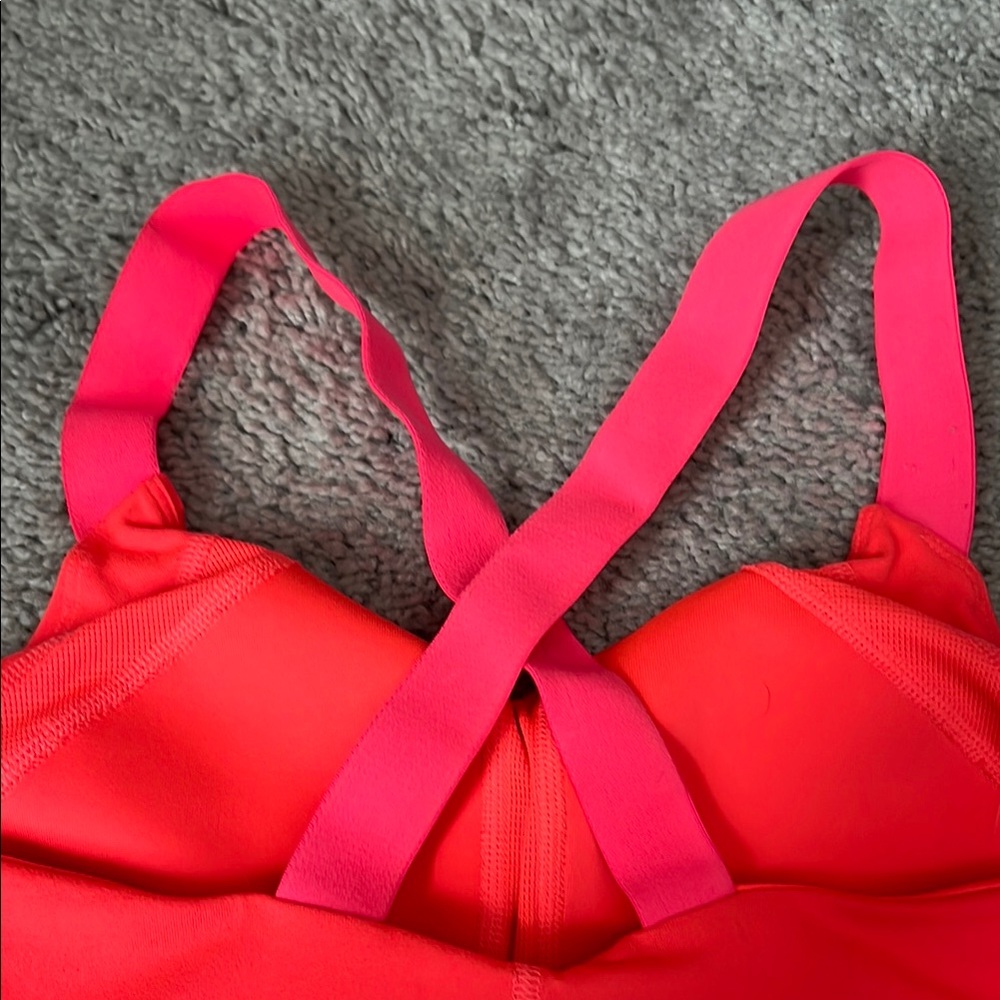 EUC Adidas Pink Climalite Sports Bra Medium - Picture 5 of 11